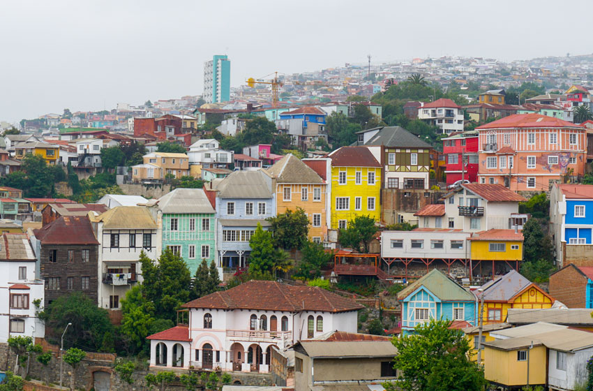 Valparaiso ciudad costera